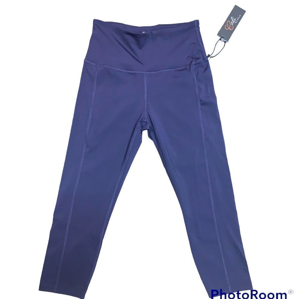 NWT, Cali Active Blackberry Colored Leggings Size Small